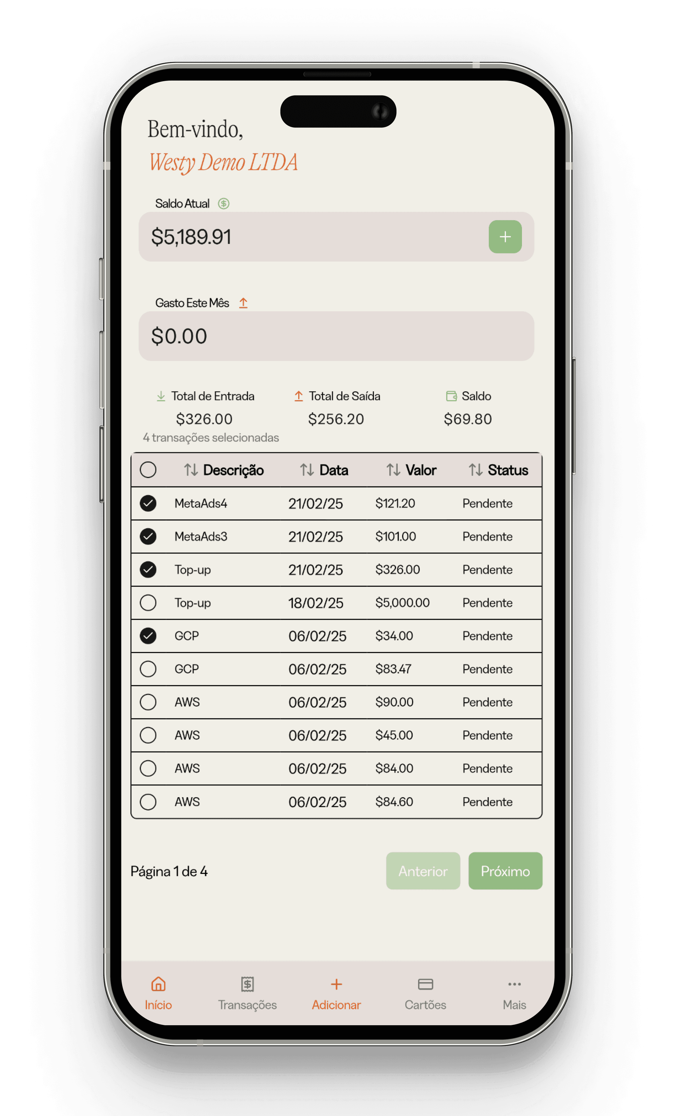 iPhone mockup